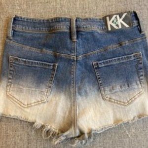 Kendall & Kylie high waisted ombre shorts